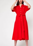 ROBE LACOSTE ROUGE