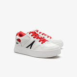 Basket Lacoste Blanc/Rouge