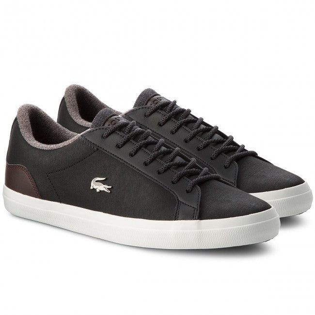 Basket Lacoste Homme - Noir/Marron/Blanc