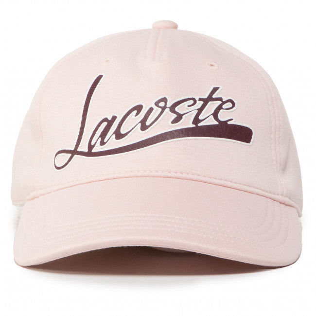 Casquette Lacoste en polaire avec inscriptions pour femme