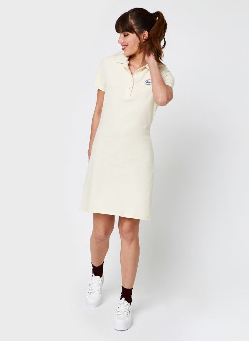 Robe Polo Femme Made In France En Piqué De Coton Bio Texturé