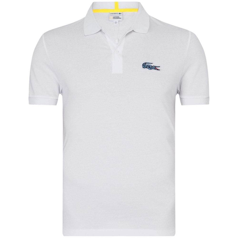 Lacoste x National Geographic Polo en piqué de coton biologique pour homme