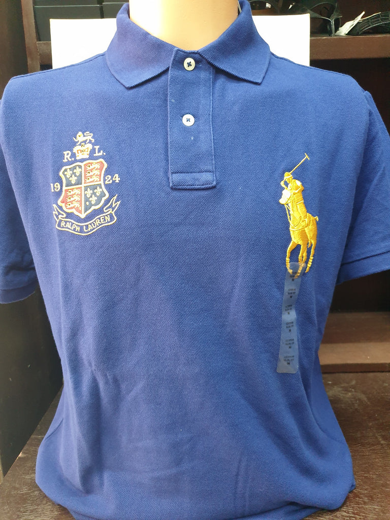 Polo Ralph Manches Courtes Homme - Bleu