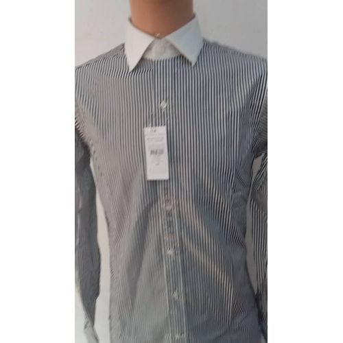 Chemise Ralph Lauren Manches Longue à Rayures Homme - Noir/Blanc