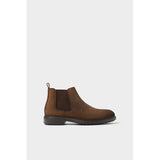 Boot Zara En Cuir Homme - Marron