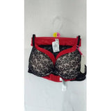 2 Soutiens 2 Calessons Femme-Rouge/Noir