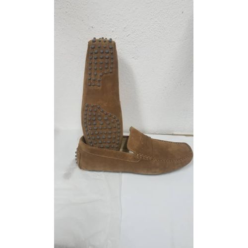 Mocassins Homme En Daim - Marron