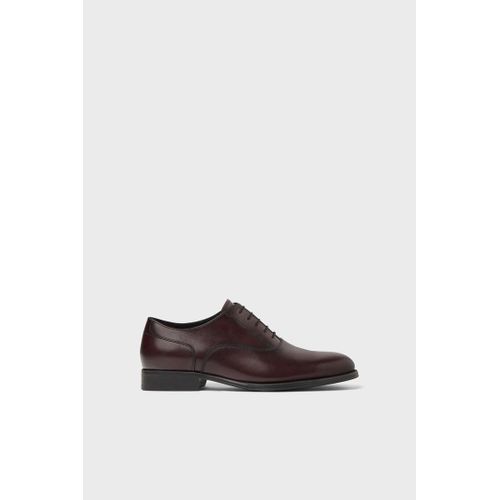 Soulier En Cuir Zara Homme - Rouge Bordeau