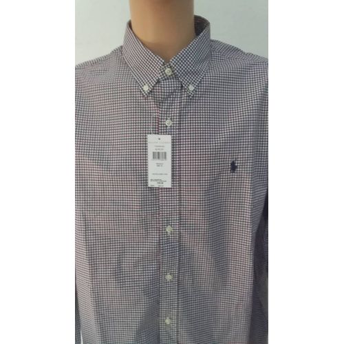 Chemise Ralph Lauren à Carreaux Homme -Rouge/Bleu/Blanc