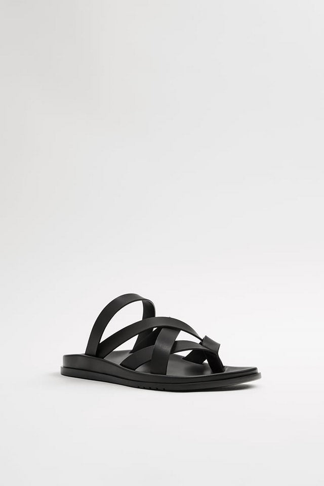 Sandales Zara Noir Ouvert