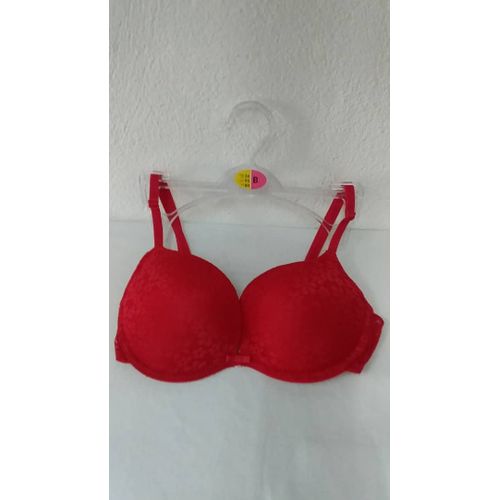 1 Soutien 2 Caleçons Pour Femme - Rouge/Noir