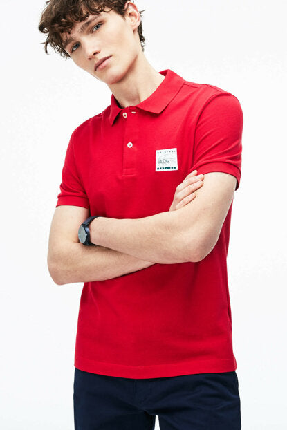 Polo Lacoste Original Hhomme- Rouge