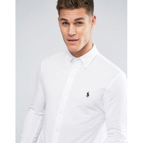 Chemise Ralph Lauren Homme Slim - Blanc