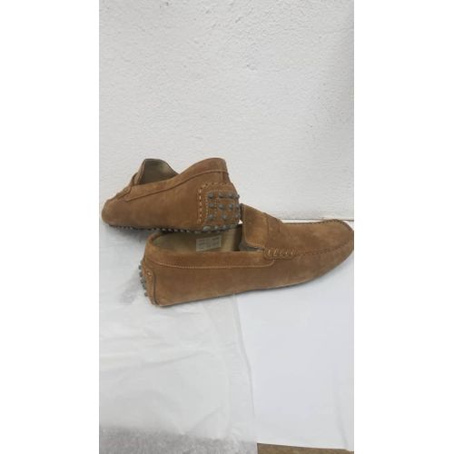 Mocassins Homme En Daim - Marron