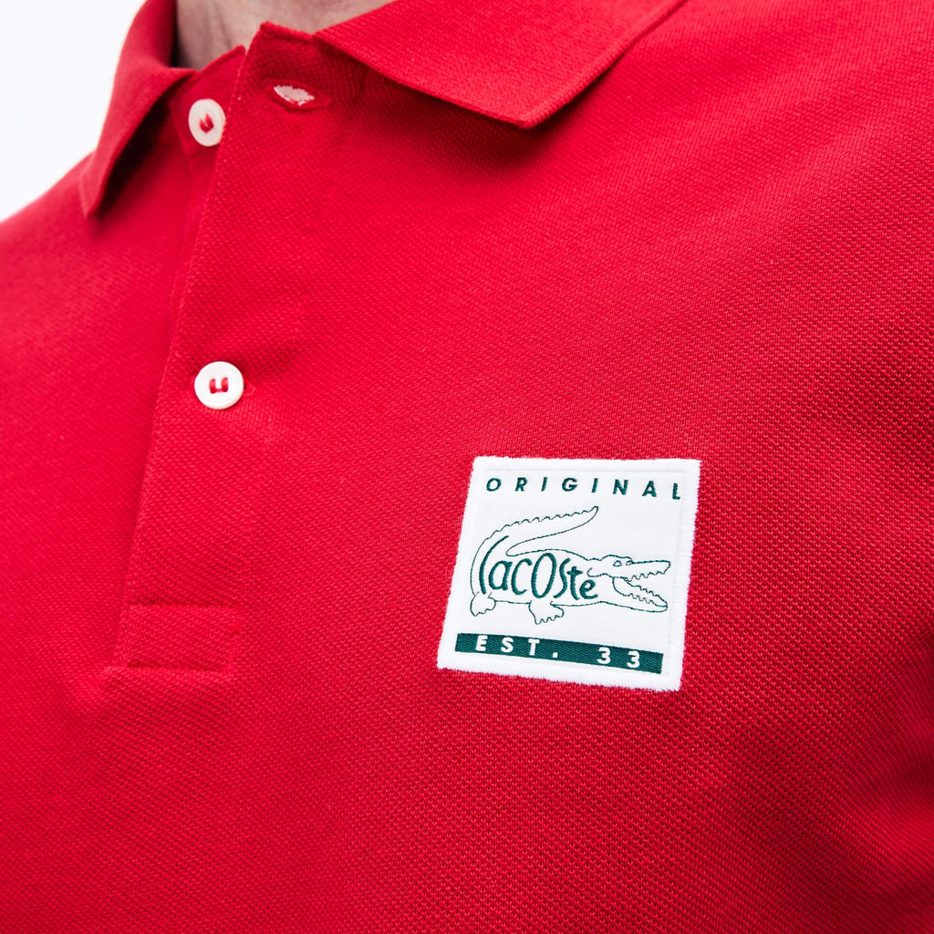 Polo Lacoste Original Hhomme- Rouge