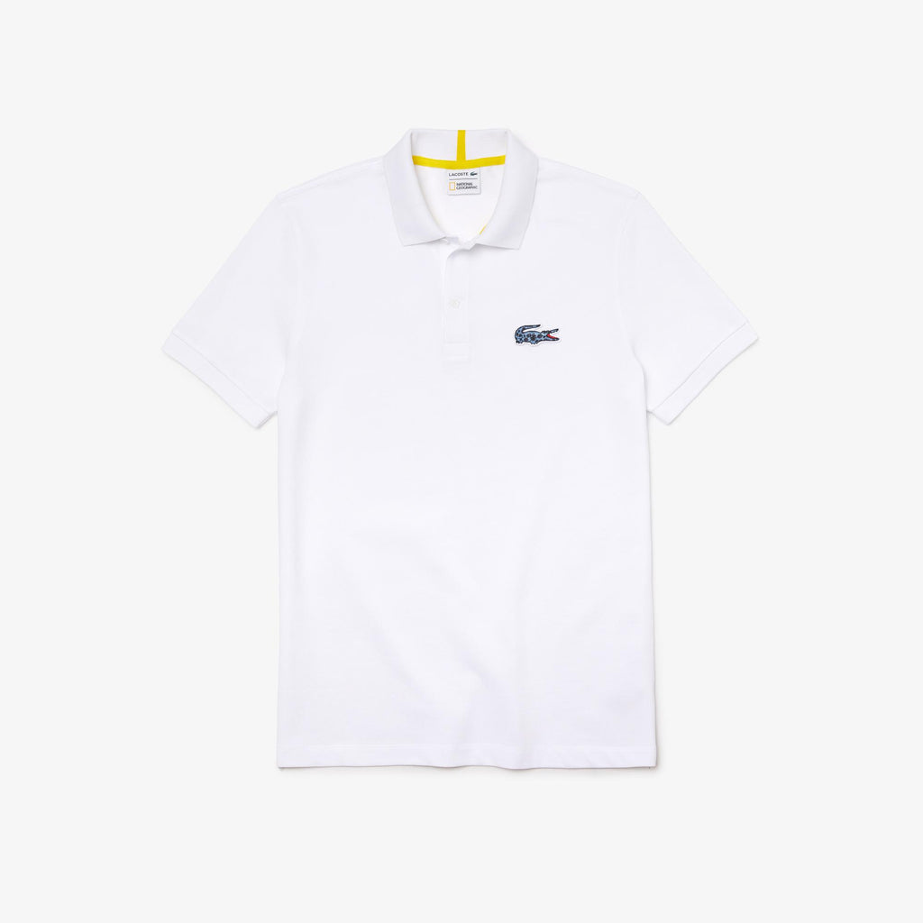 Lacoste x National Geographic Polo en piqué de coton biologique pour homme