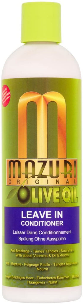 Revitalisant sans rinçage à l'huile d'olive Mazuri