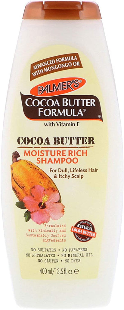 Coco Butter Formula With Vitamin E Moisture Rich Shampoo For Dull Lifeless Hair & Ltchy Scalp 400ml