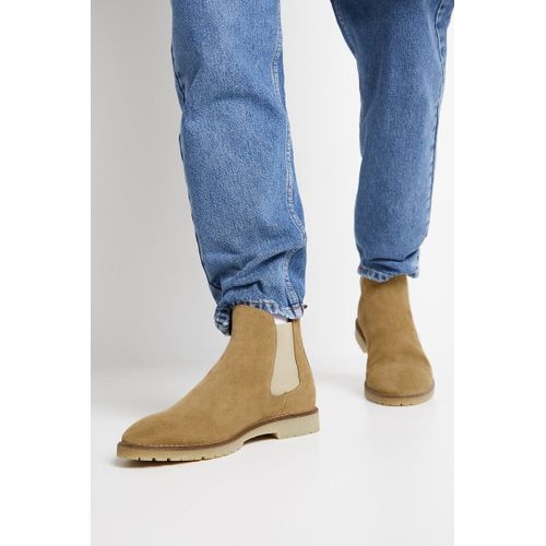 Boot En Cuir Zara Sport Homme - Kaki