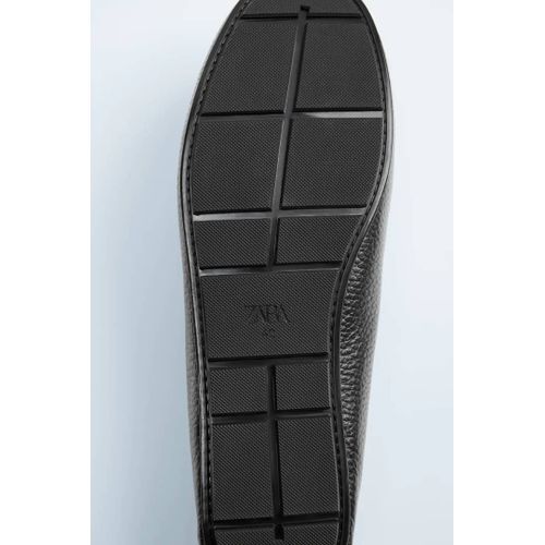 Mocassins  Zara  En Cuir Homme - Noir