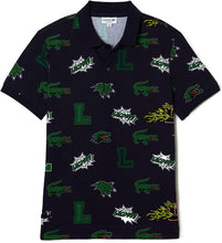 Charger l&#39;image dans la galerie, Polo homme Holiday avec patte contrastée et badge crocodile