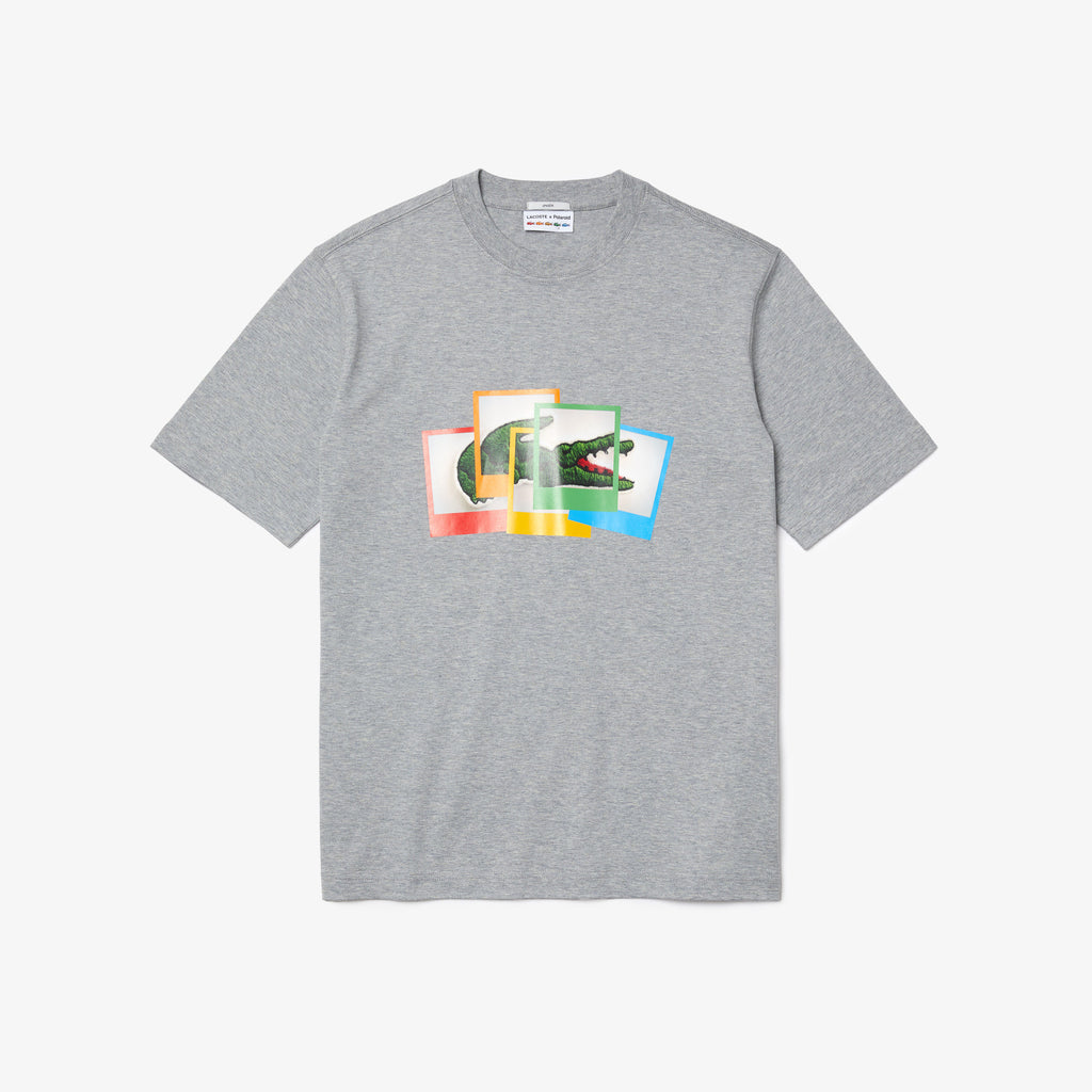 Tee-Shirt Lacoste x Polaroïd - Blanc