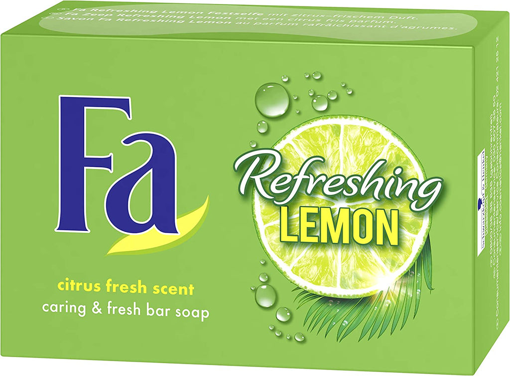 Fa Refreshing Lemon Solid Soap Pack of