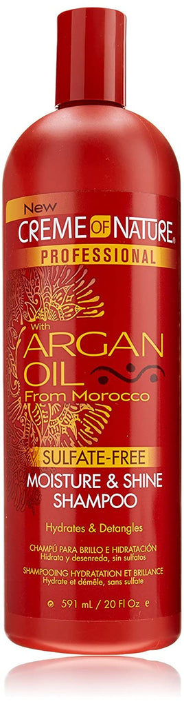 Creme Of Nature Professional Argan Oil From Morocco Sulfate- Free Moisture & Shine Shampoo 591ml