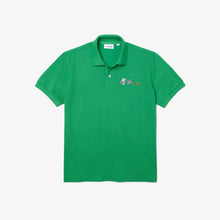 Charger l&#39;image dans la galerie, Polo Lacoste x Peanuts Vert Relaxed Fit en coton bio