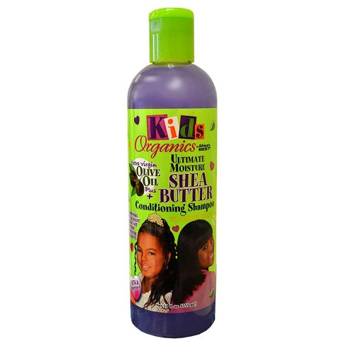 AFRICA’S BEST – KIDS ORGANICS ”ULTIMATE MOISTURE” SHEA BUTTER CONDITIONING SHAMPOO WITH EXTRA VIRGIN OLIVE OIL