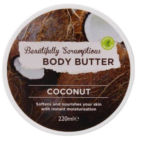 Body Butter Coconut Softens and Nourishes Your Skin With instant Moisturisation 220ml