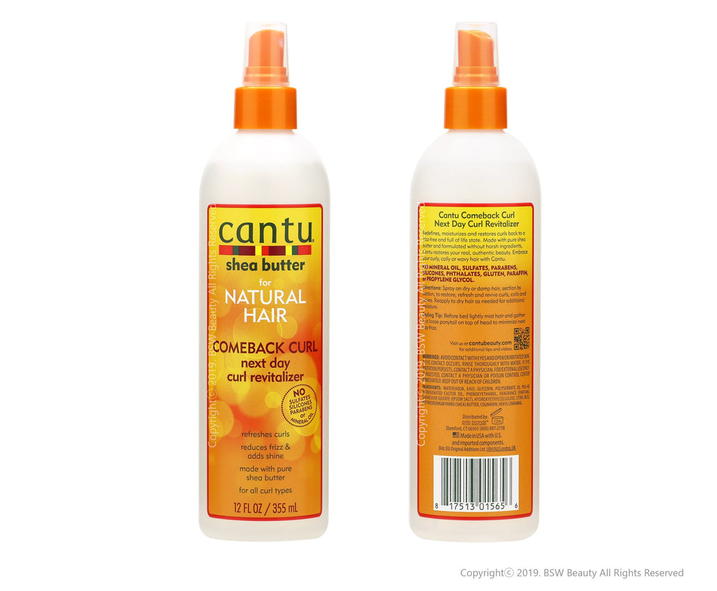 RAFRAÎCHISSEUR REVITALISANT POUR BOUCLES 355ML CANTU SHEA BUTTER