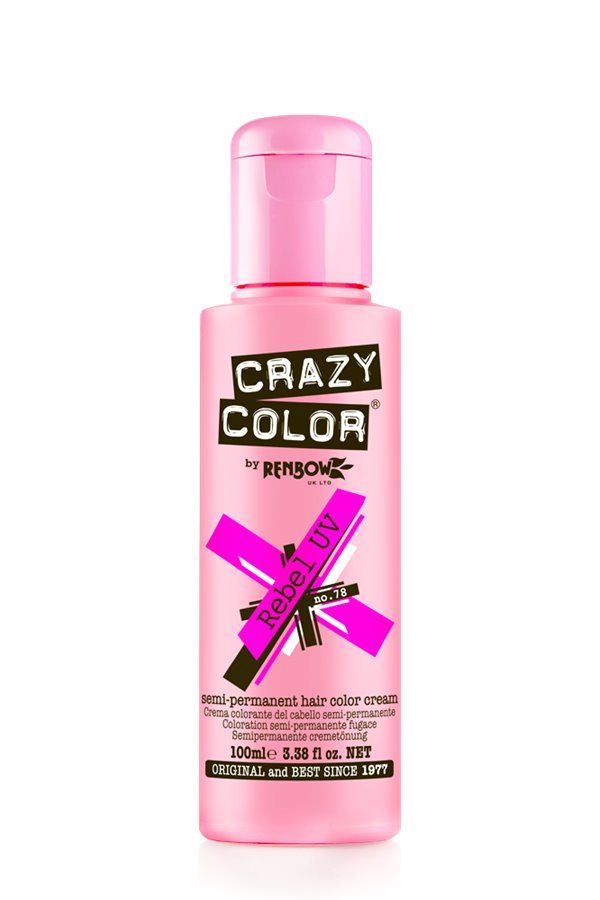 Couleur folle 100ml.78 Rebelle (Rose Fluo)