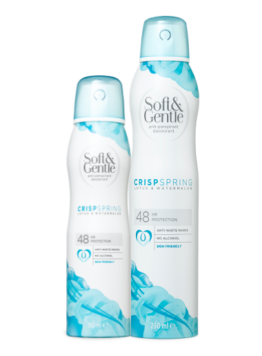 Soft & Gentle 48hr Anti-Perspirant Deodorant CrispSpring Lotus&Watermelon 250ml