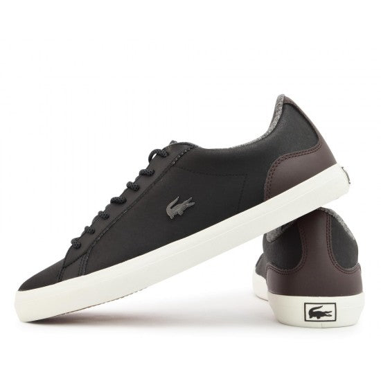 Basket Lacoste Homme - Noir/Marron/Blanc