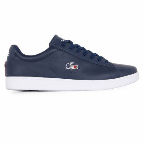 Basket Lacoste Carnaby Homme - Bleu/Blanc