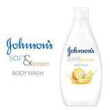 Johnsons Soft Pamper Body Wash 400ml