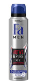 Déodorant Active Pure Homme - Gris