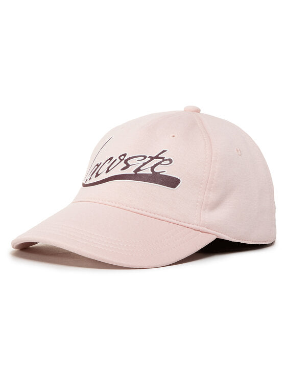 Casquette Lacoste en polaire avec inscriptions pour femme