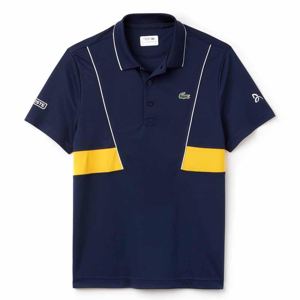 Polo Lacoste Sport Homme - Bleu/Jaune