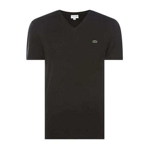 Tee-shirt Lacoste Col V Gris