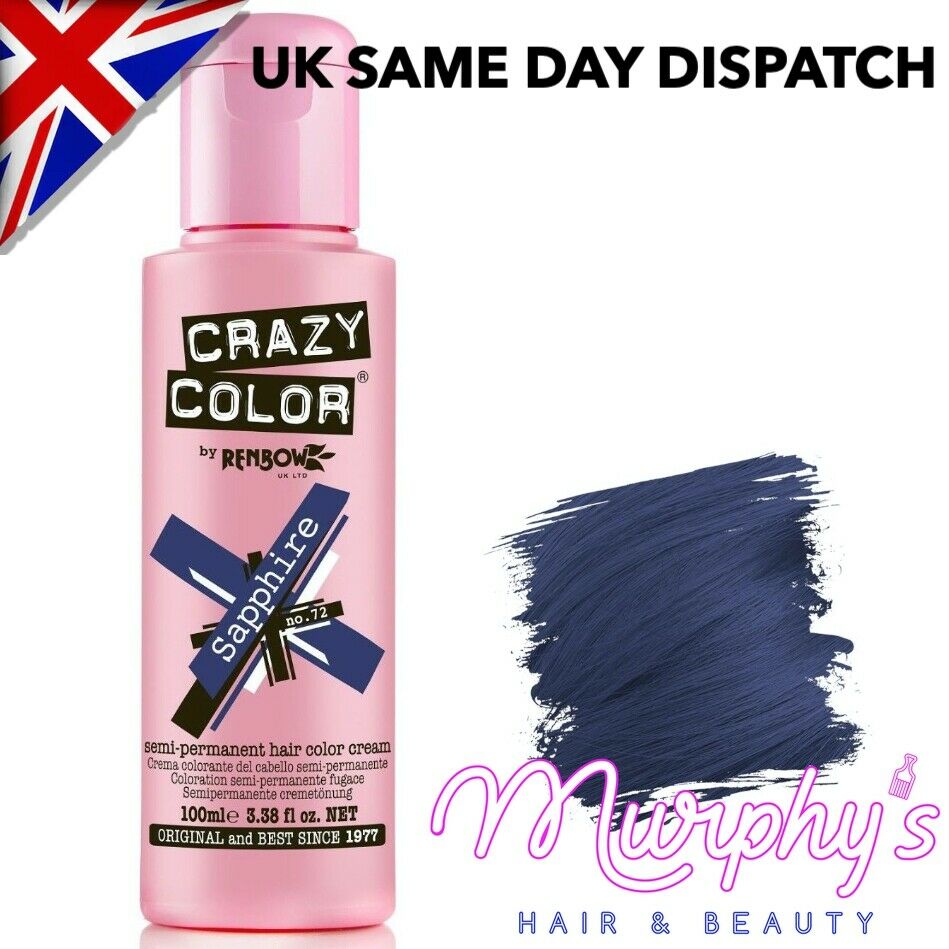 CRAZY COLOR SEMI PERMANENT HAIR TEINTURE 100ml