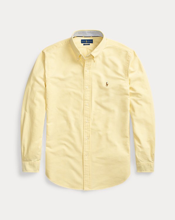 Chemise Ralph Laure Oxford Manches Longues - Jaune