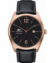 Charger l&#39;image dans la galerie, Montre Lacoste Homme En Cuir Noir