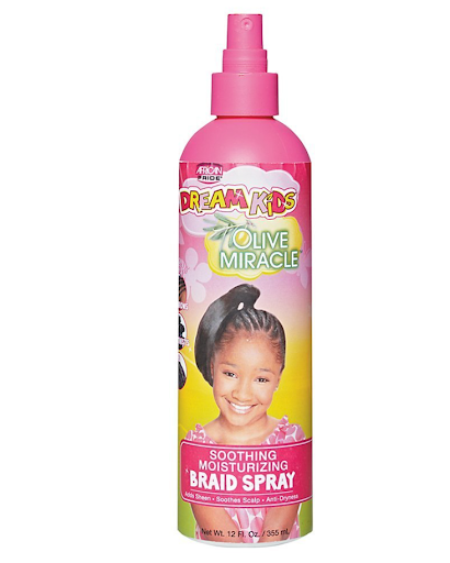 Dream Kids Olive Miracle Soothing Moisturing Braid Spray Pommade Pour Les Cheveux 355ml