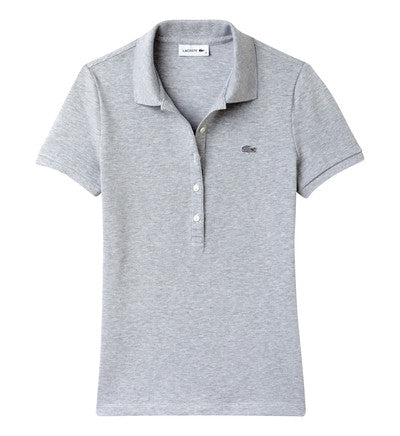 Polo Lacoste Femme Gris